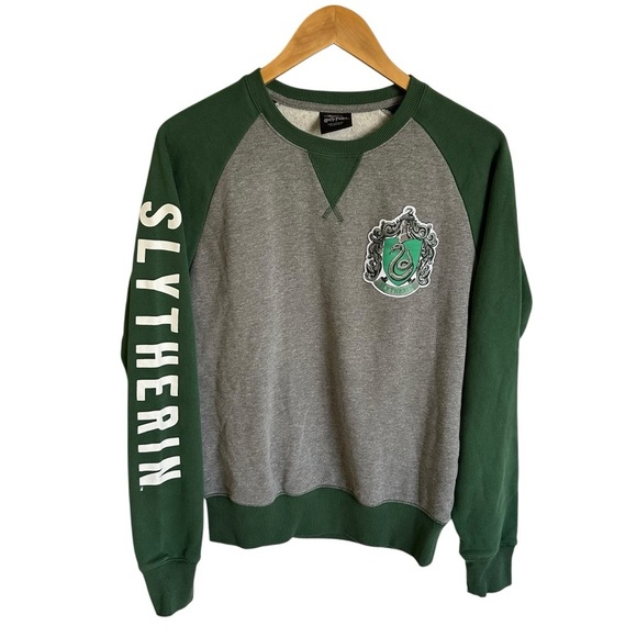 Wizarding World of Harry Potter Small Slytherin Crewneck Sweatshirt Universal S - Picture 1 of 6